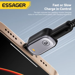 Essager Fast Type C To Type C Cable 100W/60W Charging 480Mbps USB C TO USB C Cord For Phone