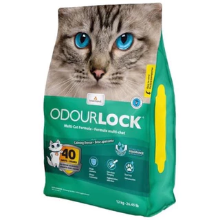 [12kg] ODOURLOCK โอโดล็อก ทรายแมว หินภูเขาไฟ Ultra Premium Cat Litter