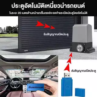 มอเตอร์ประตูรีโมท bsm จัดส่งทันที เปิดประตูรีโมท ความถี่ 433 MHz เปิดประตูอัตโนมัติ รีโมทประตูรั้ว ประตูรั้ว อัตโนมัติ