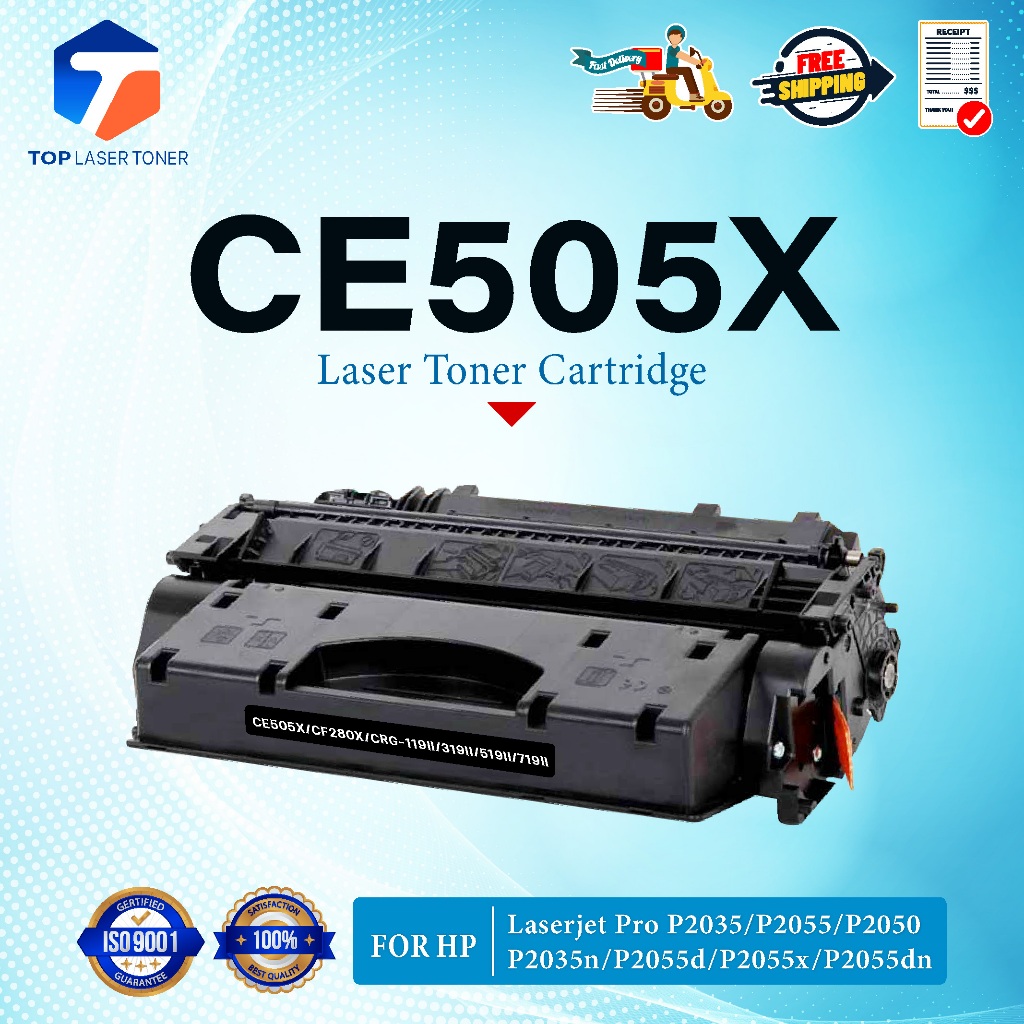 หมึกเทียบเท่า CE505X/CE-505X/505X/CF280X/280X/80X(CRG319)  FOR HP LaserJet Pro P2035/P2055/P2050/P20
