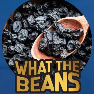 ลูกเกดดำทอมป์สัน ขนาด 500 กรัม WHAT THE BEANS