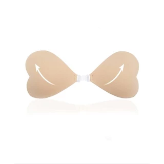 Cicishop(Bra8003) บราปิดจุกปีกนกรูปทรงหัวใจ กันน้ำ ซิลิโคนดันทรง กันเหงื่อ กาวเหนียวแน่น ใส่ได้หลายครั้ง