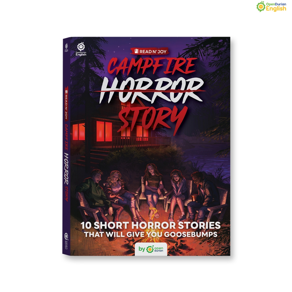 หนังสือ Read N' Joy Campfire Horror Story เรื่องสั้นธีมเรื่องเล่าสยองขวัญรอบกองไฟ หนังสือภาษาอังกฤษ 