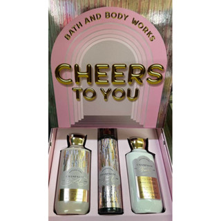 Bath & Body Works Champagne Toast Shower Gel,Lotion & Mist 3…
