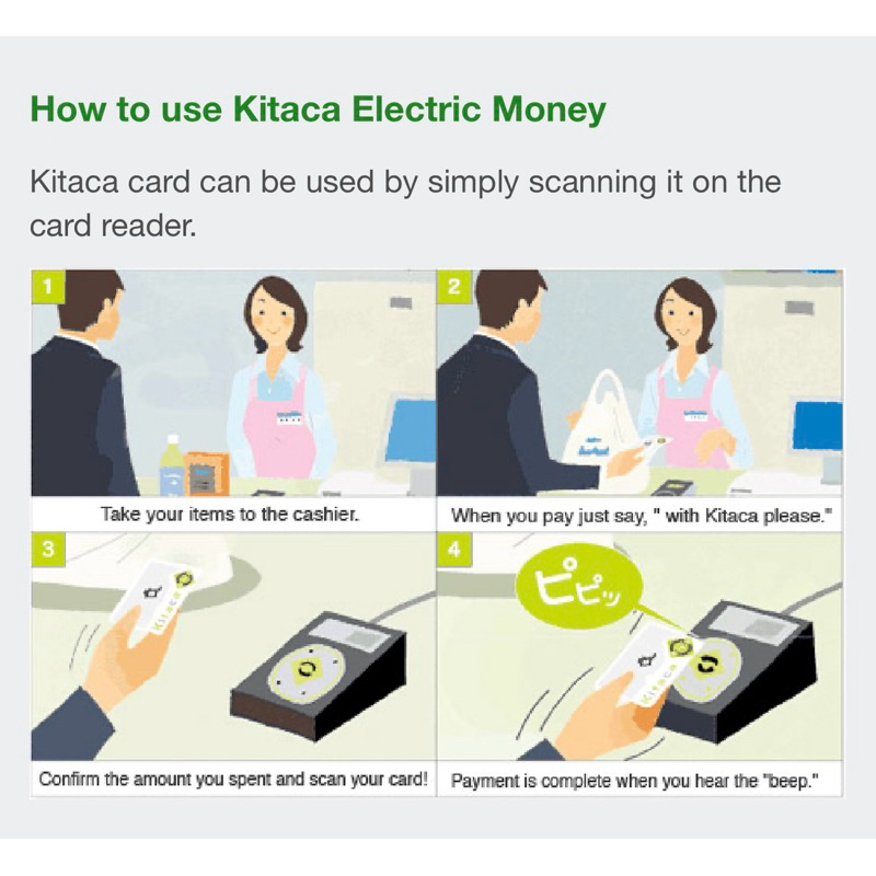 [พร้อมส่งจากไทย] Kitaca IC CARD JAPAN (ฮอกไกโด/ซัปโปโร) บัตรไอซีการ์ดจากภูมิภาค Hokkaido/Sapporo