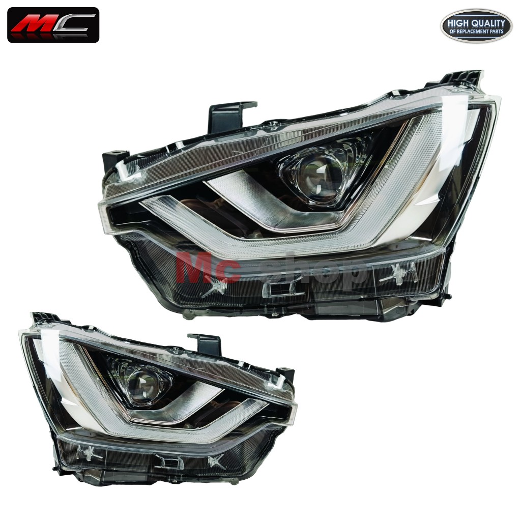 ไฟหน้า D max ดีแม็ก 2020 LED ISUZU D-MAX ปี 2020 2021 2022 2023 แถมปลั๊กแปลง สำหรับรุ่นโคมไฟธรรมดา *