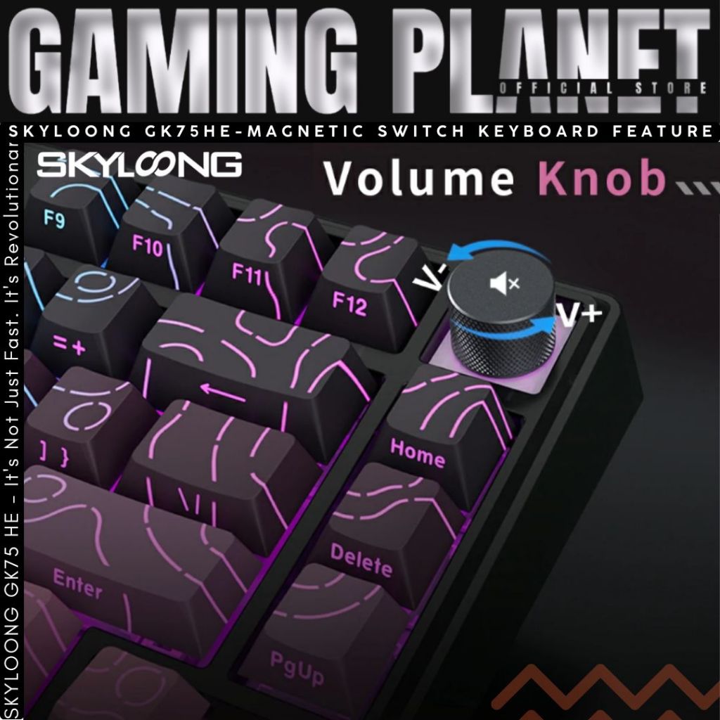 คีย์บอร์ด SKYLOONG GK75 HE | Outemu Magnetic Switch | Rapid Trigger | Gasket Mount | snaptap SOCD