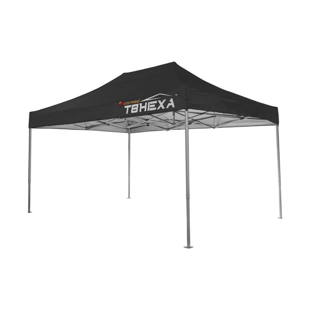 157*เฉพาะผ้า3x4.5เต็นท์พับ T8HEXA UV พรีเมี่ยม ราคาถูก Shopee Lazada