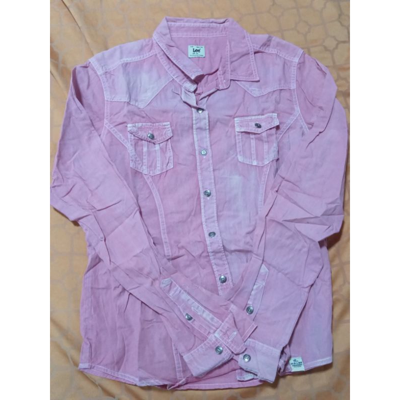 เสื้อเชิ้ตผู้หญิง brand Lee แท้ (มือสอง)