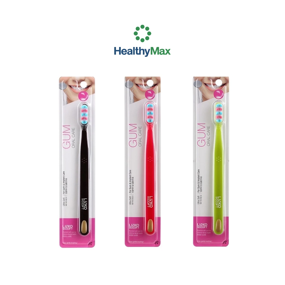 (คละสี) แปรงสีฟัน Linko Soooft รุ่น Gum Oral Care