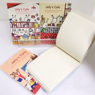สมุดโน้ตปกลายการ์ตูน Jelly Daily – Plain Notebook