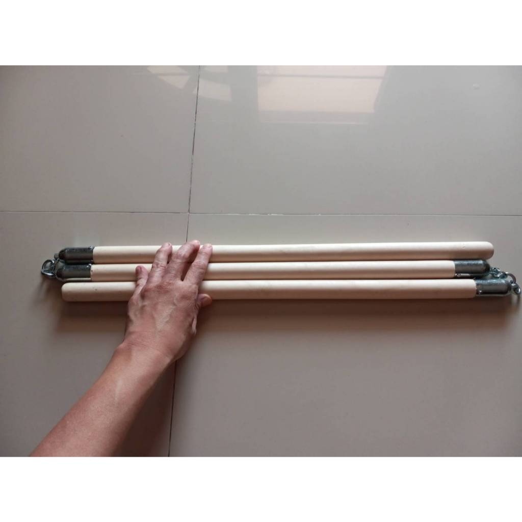 กระบอง 3 ท่อน กระบองสามท่อน กังฟู วูซู เส้าหลิน ขนาด 60 x 60 x 60 ซม. ใช้ฝึกซ้อมกันจริง 三节棍 three se