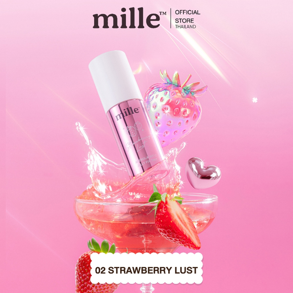 [ ซอง ] Mille Acerola Vit C Jelly Fix Tint มิลเล่ อะเซโรลา วิต ซี เจลลี่ ฟิกซ์ ทินท์ 3g. - รูปที่ 2