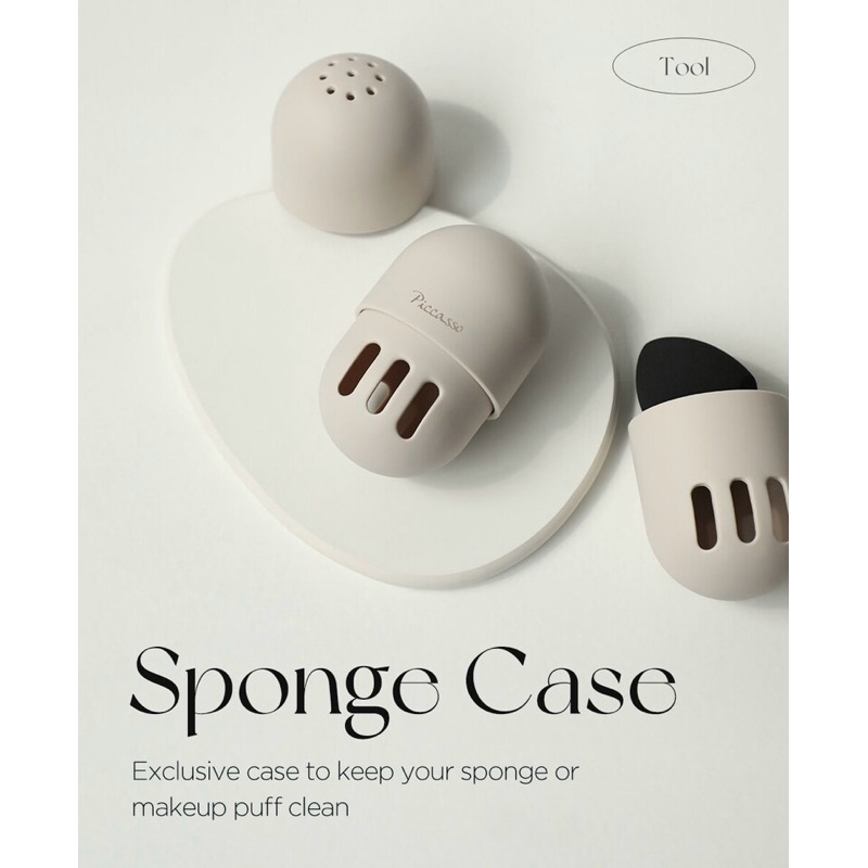 (พร้อมส่ง) ที่เก็บฟองน้ำแต่งหน้า Piccasso Sponge Case เคสเก็บฟองน้ำ