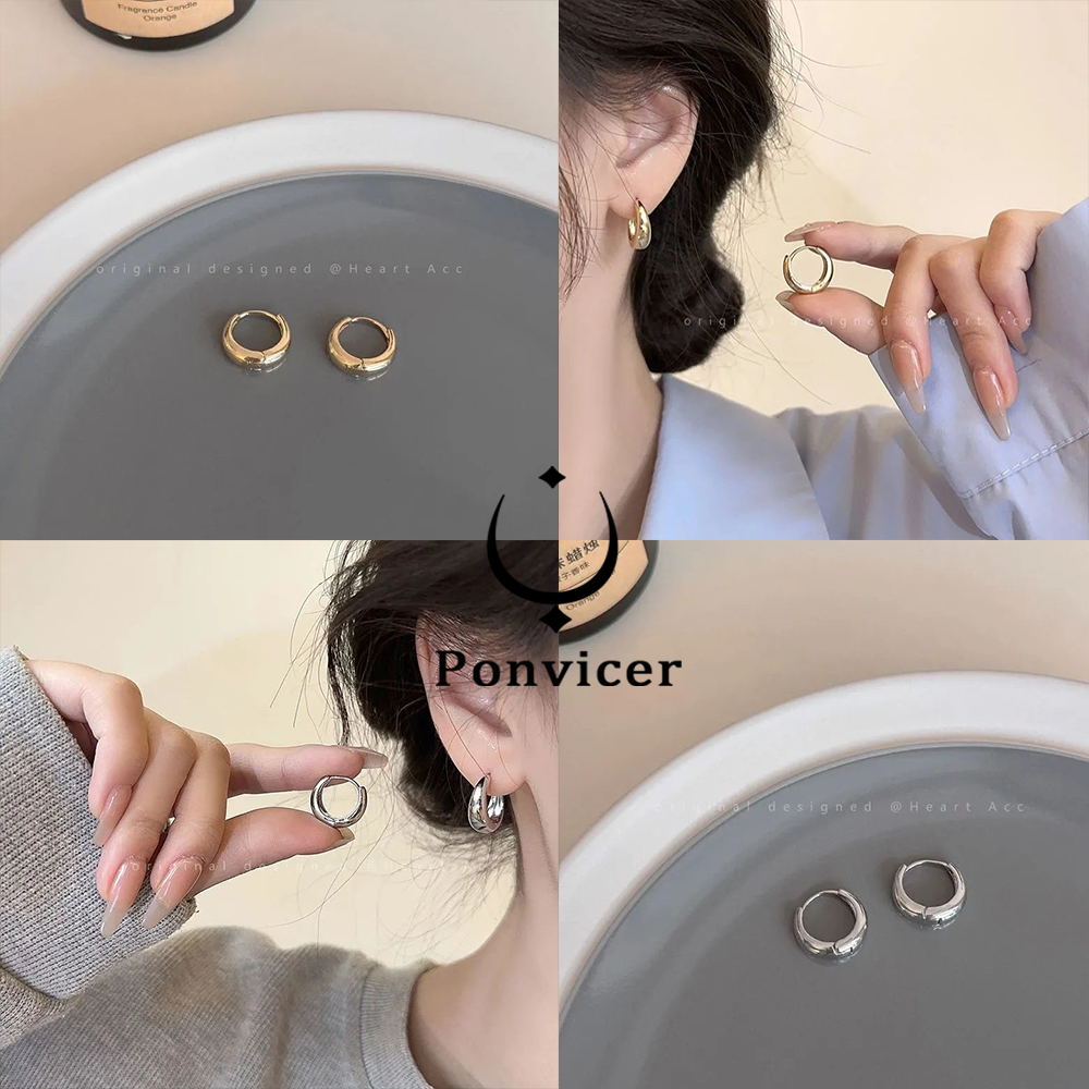 สไตล์เกาหลี ต่างหูกระดุมเงิน S925 รูปหยดน้ํา เครื่องประดับแฟชั่น สไตล์เรโทร เรียบง่าย