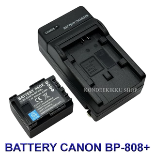 BP-808 \ BP-809 Battery \ Charger \ Battery and Charger For Canon FS406,HFM400,HF100,HF M300,HF S100,S200,FS36,FS37,HG20
