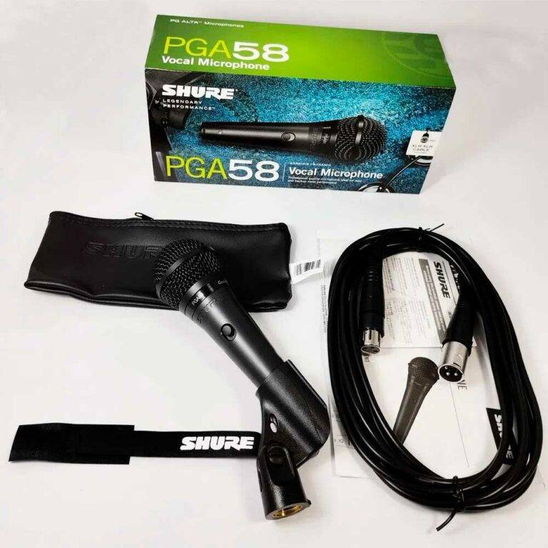 SHURE MICROPHONE  ไมโครโฟน SHURE PGA-58 เป็นรุ่นตำนานของ SHURE เป็นที่ทั่วโลกรู้จักดี