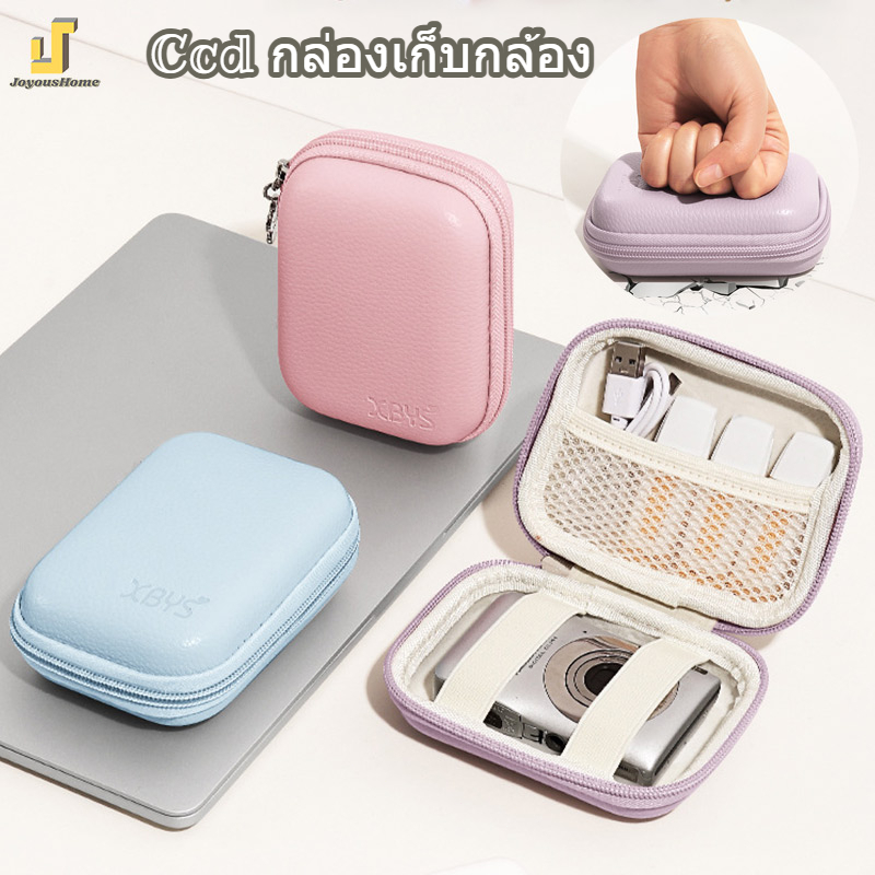 <พร้อมส่ง>Ccdเคสกล้องดิจิตอลสําหรับ เคสป้องกันพร้อมการ์ด SD และแพ็คสายเคเบิลกระเป๋าใส่กล้องวิดีโอSony Canon Fujiเคสกล้อง