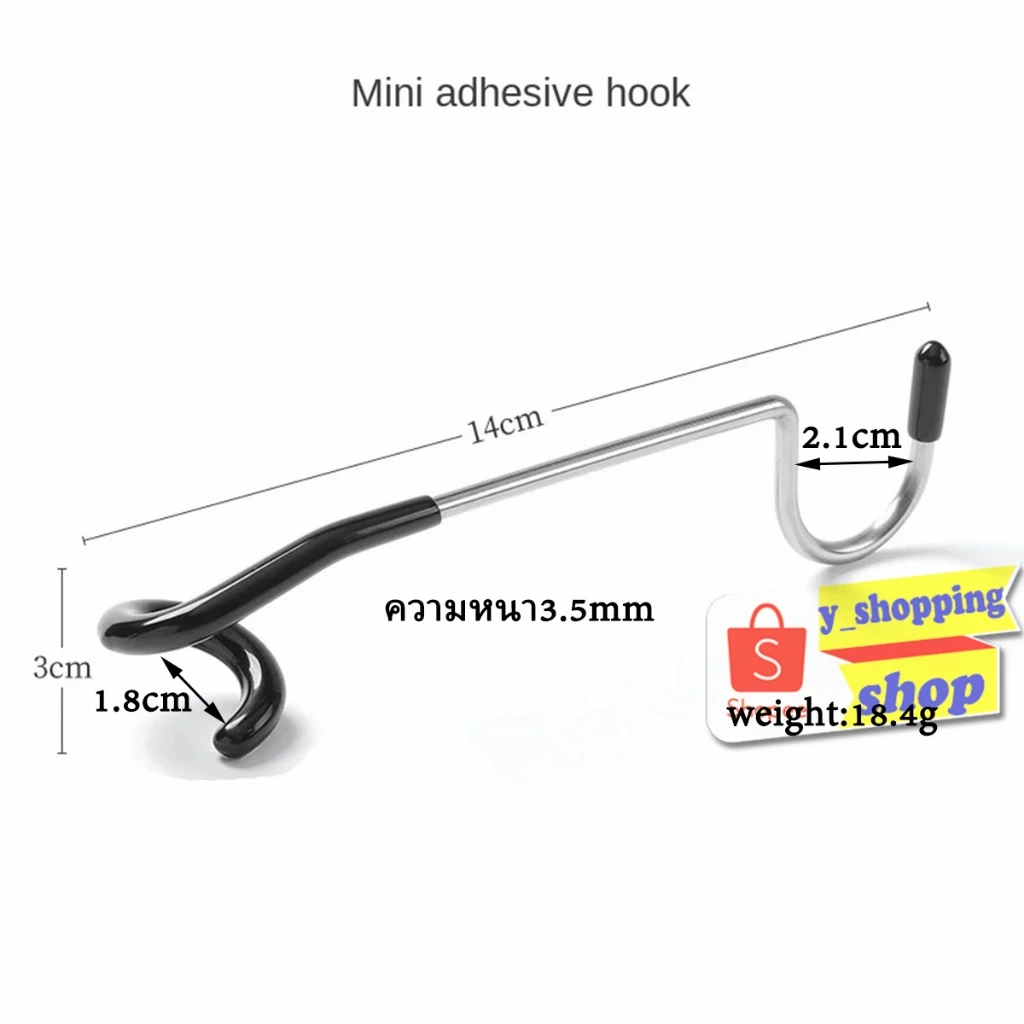 ตะขอ14 cm อลูมิเนียม Hook Camping ตะขอเสาไฟแคมป์ปิ้ง  แขวน โคมไฟ แขวนตะเกียง สำหรับเดินป่า thumbnail 3