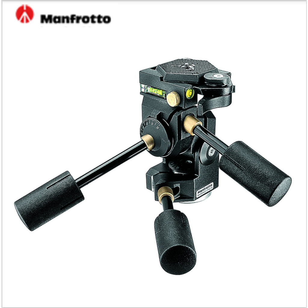 Manfrotto 229 หัวแพนควบคุม 3 ทิศทาง 3D Super Pro 3-way Pan-and-Tilt Head Tripod head with safety catch