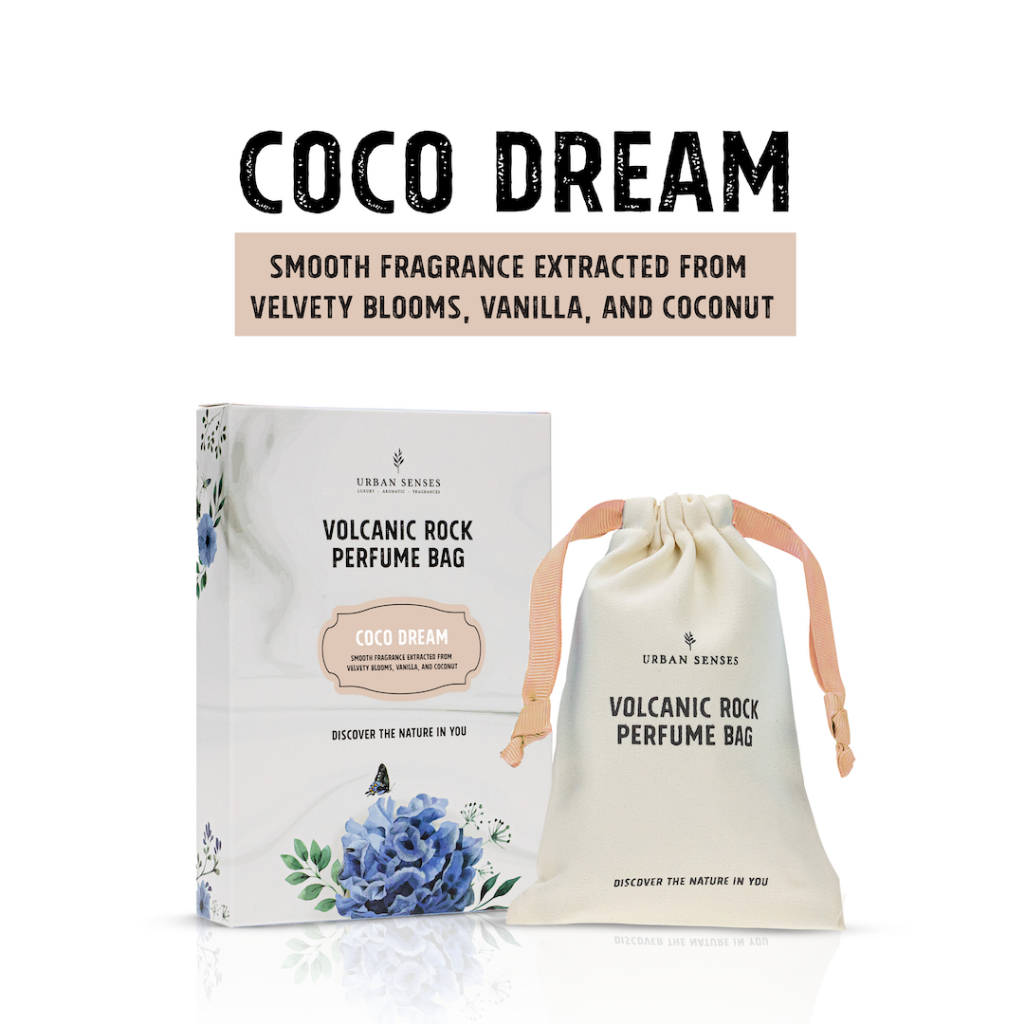 ถุงหอมดับกลิ่น ถุงหอมปรับอากาศ กลิ่นธรรมชาติ Urban Senses Aromatic Perfume Bag - Coco Dream