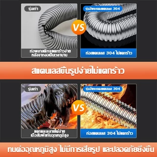 ท่อน้ำทิ้งอ่างล้างจาน 2หลุม สแตนเลส 316 สะดืออ่าง ท่อน้ำทิ้ง สายน้ำทิ้ง ท่อระบายน้ำทิ้งครัว อ่างล้างจานชุดท่อระบายน้ำ