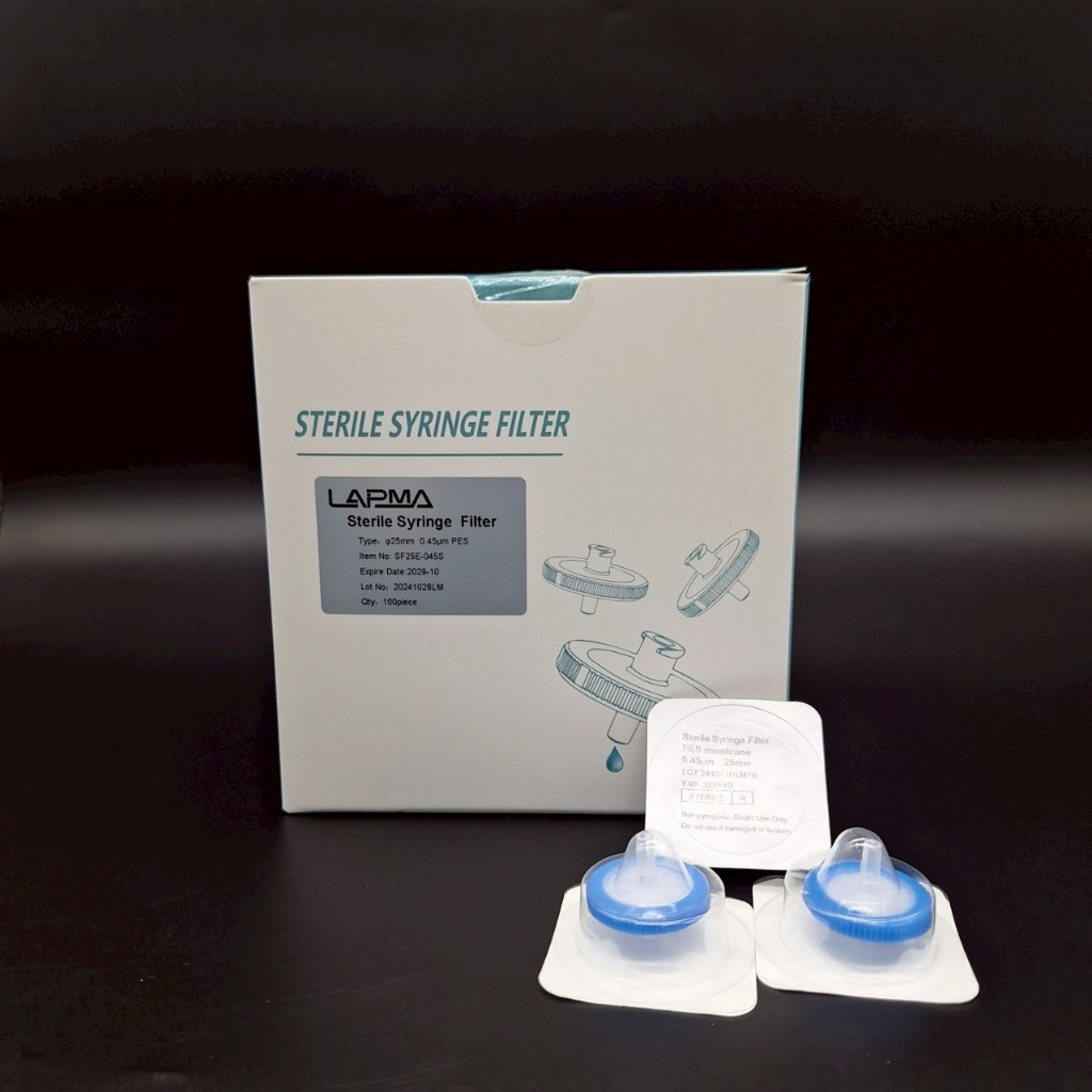 Syringe filter ตัวกรองสารละลายเคมีขนาดเล็กสำหรับหลอดฉีดยา