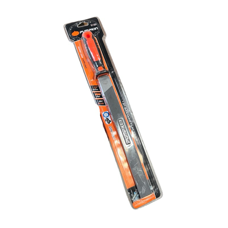 ตะไบแบน แบบละเอียด ด้ามไฟเบอร์ PUMPKIN รุ่น 51104 ขนาด 12 นิ้ว