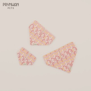 PRYNWAN Pets - Dog Bandana Pw Pattern ผ้าพันคอสำหรับสุนัข สี…