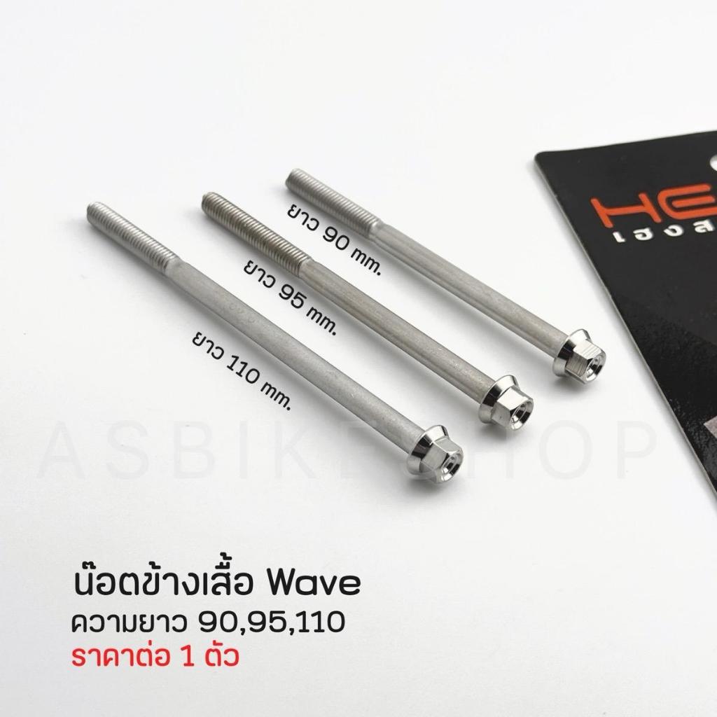 น๊อตข้างเสื้อ/ยึดฝาโซ่ราวลิ้น หลายรุ่น *(ราคาต่อ 1 ตัว)