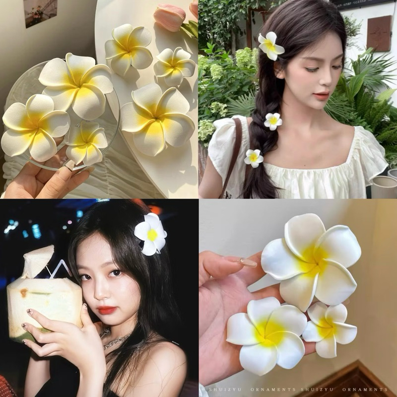 กิ๊บติดผมดอกลีลาวดี  3 ขนาด ใหญ่ กลาง เล็ก เลือกตามความชอบได้เลยค่า