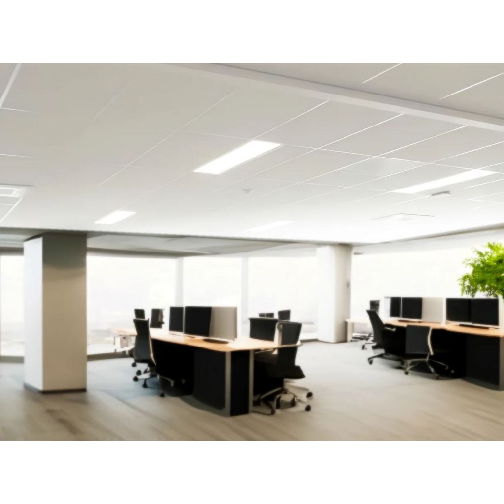 (ยกลัง ชุด 6 โคม) โคมไฟ ออฟฟิศ แอลอีดี ชนิดฝังฝ้า ขนาด 30x120ซม.  40 วัตต์ แสงขาว เดย์ไลท์ 6500K - รูปที่ 3