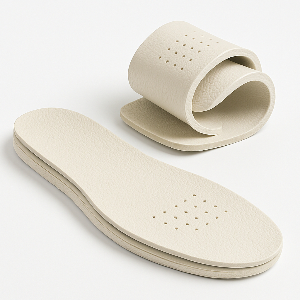 แผ่นพื้นรองเท้า สําหรับรองเท้ากีฬา ยางพารา ดูดซับแรงกระแทก ป้องกันกลิ่น ป้องกันการปวดเท้า 1 คู่ Shoes Insole