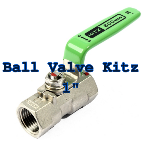 บอลวาล์วสแตนเลส KITZ 600UTKM ขนาด1" (ของแท้100%)