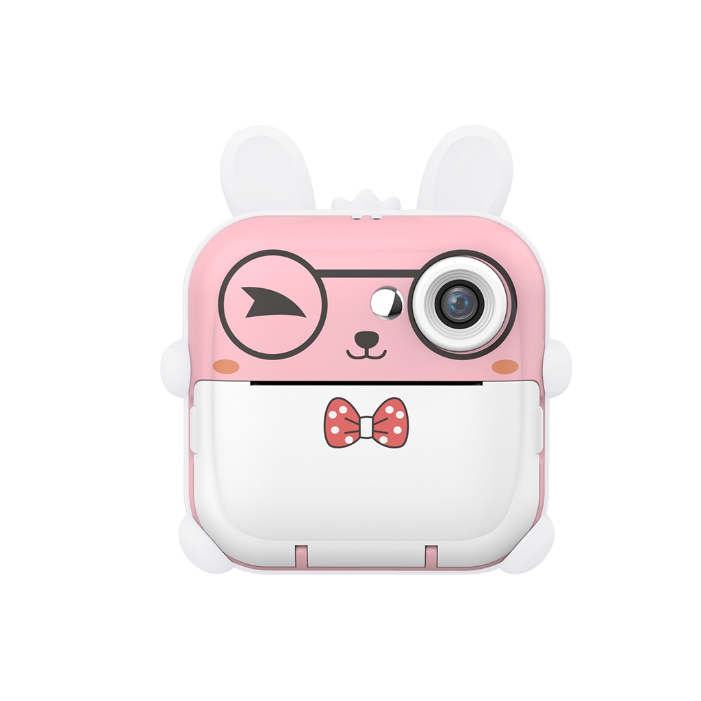 กล ้ องเด ็ กพิมพ ์ ทันทีกล ้ องดิจิตอล 1080P ปริ้นได้ทันที ความจำ Micro SD Card  ของขวัญสําหรับเด็กชายและเด็กหญิง