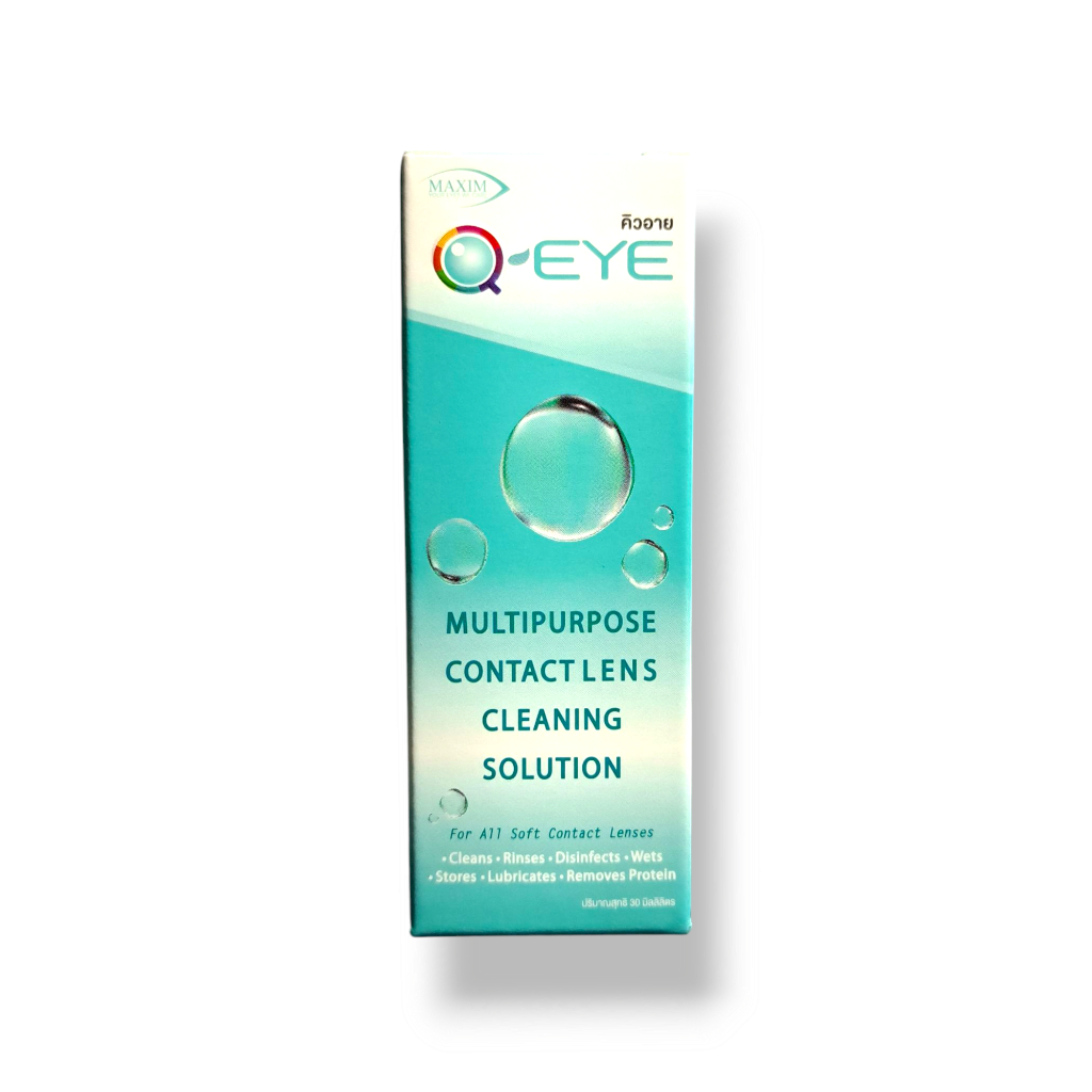 Q Eye 30ml./60ml/250+60ml.น้ำยาคอนแทคเลนส์ - รูปที่ 2