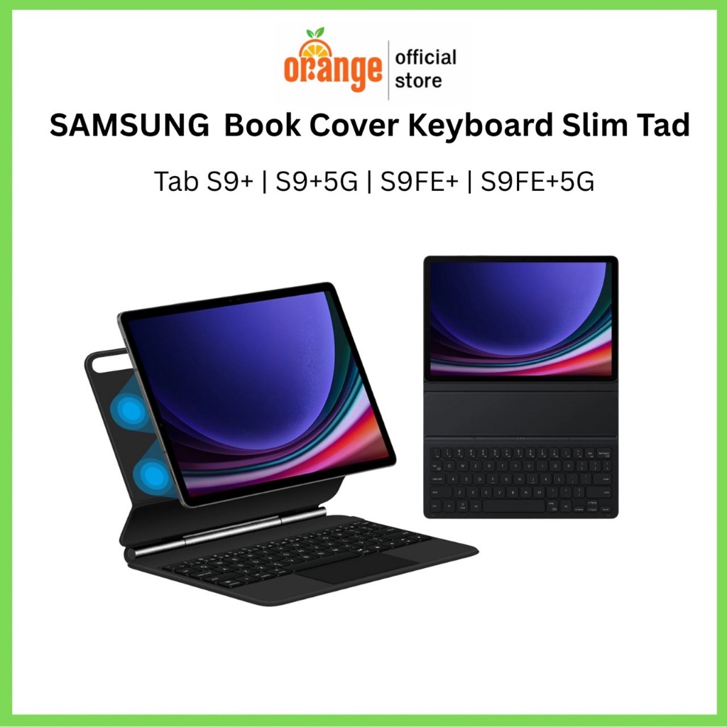 Samsung Book Cover Keyboard Slim Tab S9 | S9-5G | S9+ | S9+ 5G
