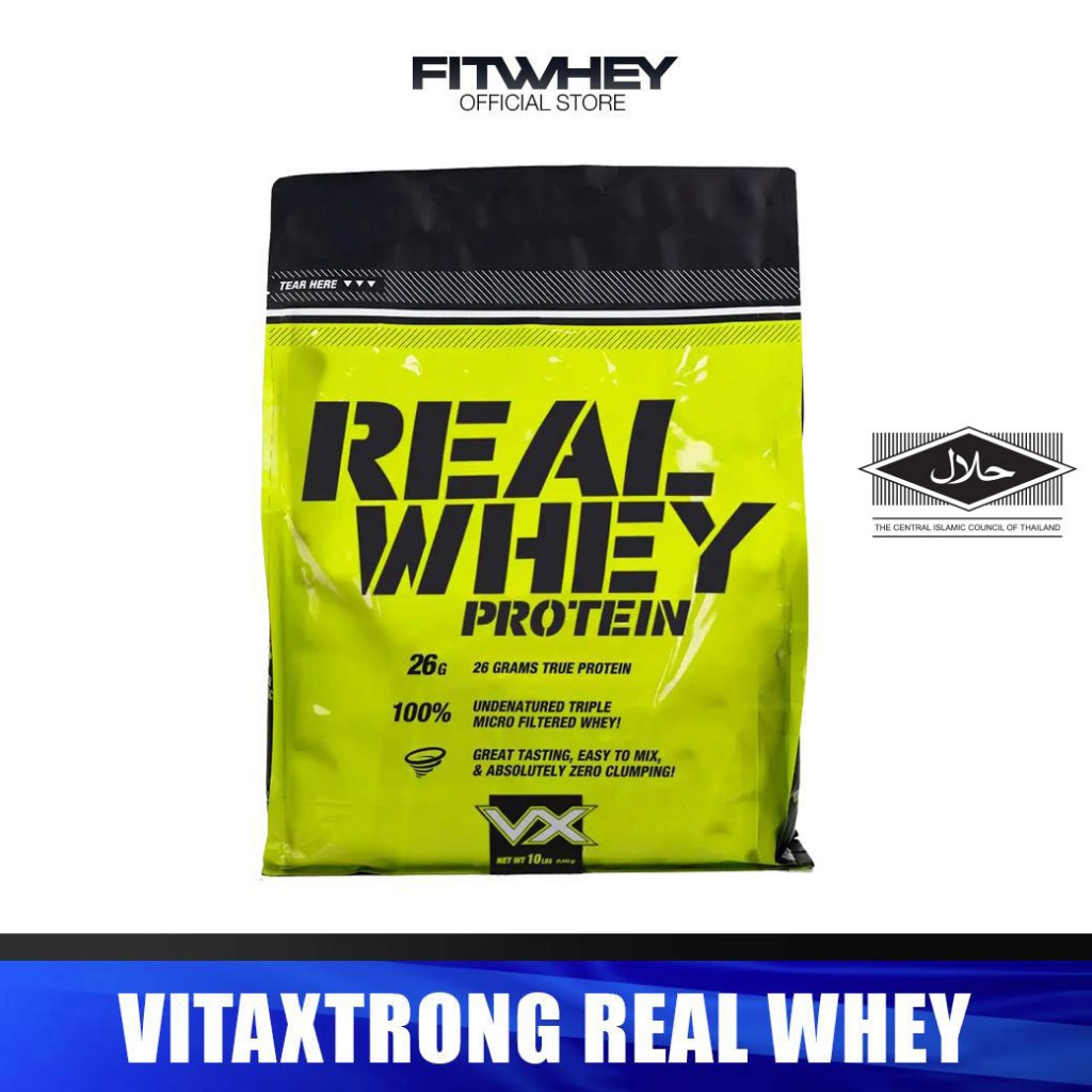 VITAXTRONG REAL WHEY PROTEIN (10 LB) | เวย์โปรตีนคุณภาพมาตรฐานสากล