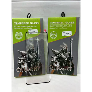 ฟิล์มเต็มจอโค้งQuarry สำหรับ VIVO V60 V50 X200PRO X200 V40 Pro V30Pro V29 V25 V27 แถม ฟิล์มหลัง+ชุดติดฟิล์มกระจกนิรภัย