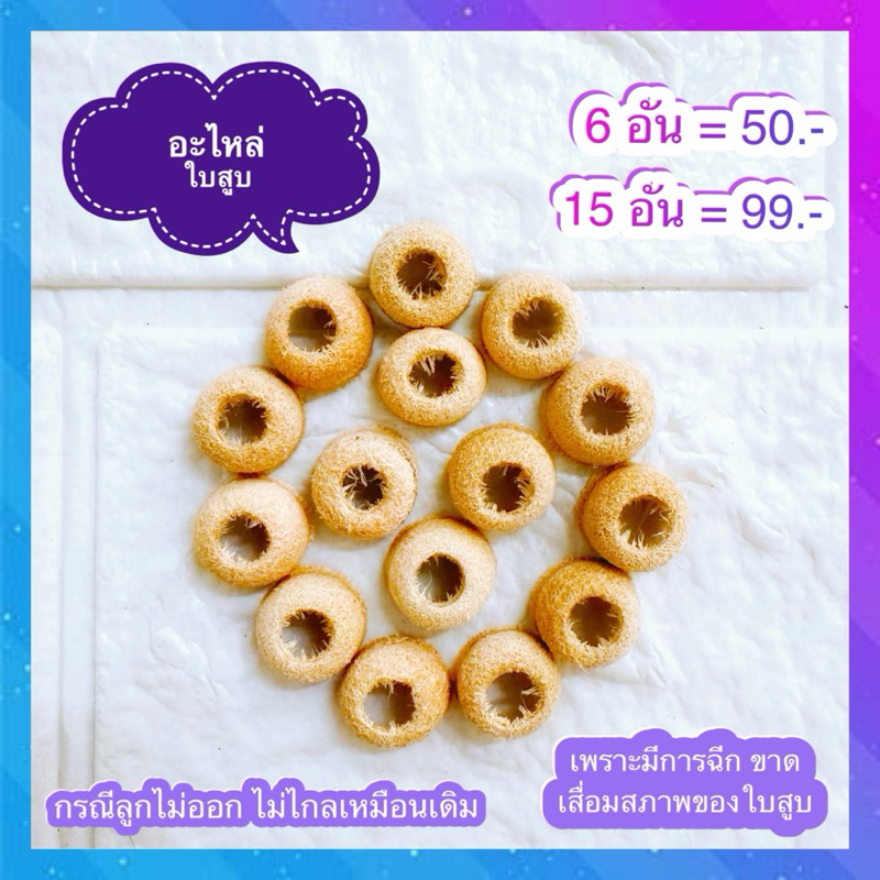 ถูก | ทน | รับประกัน ใบสูบ (6 ใบ / 15 ใบ)