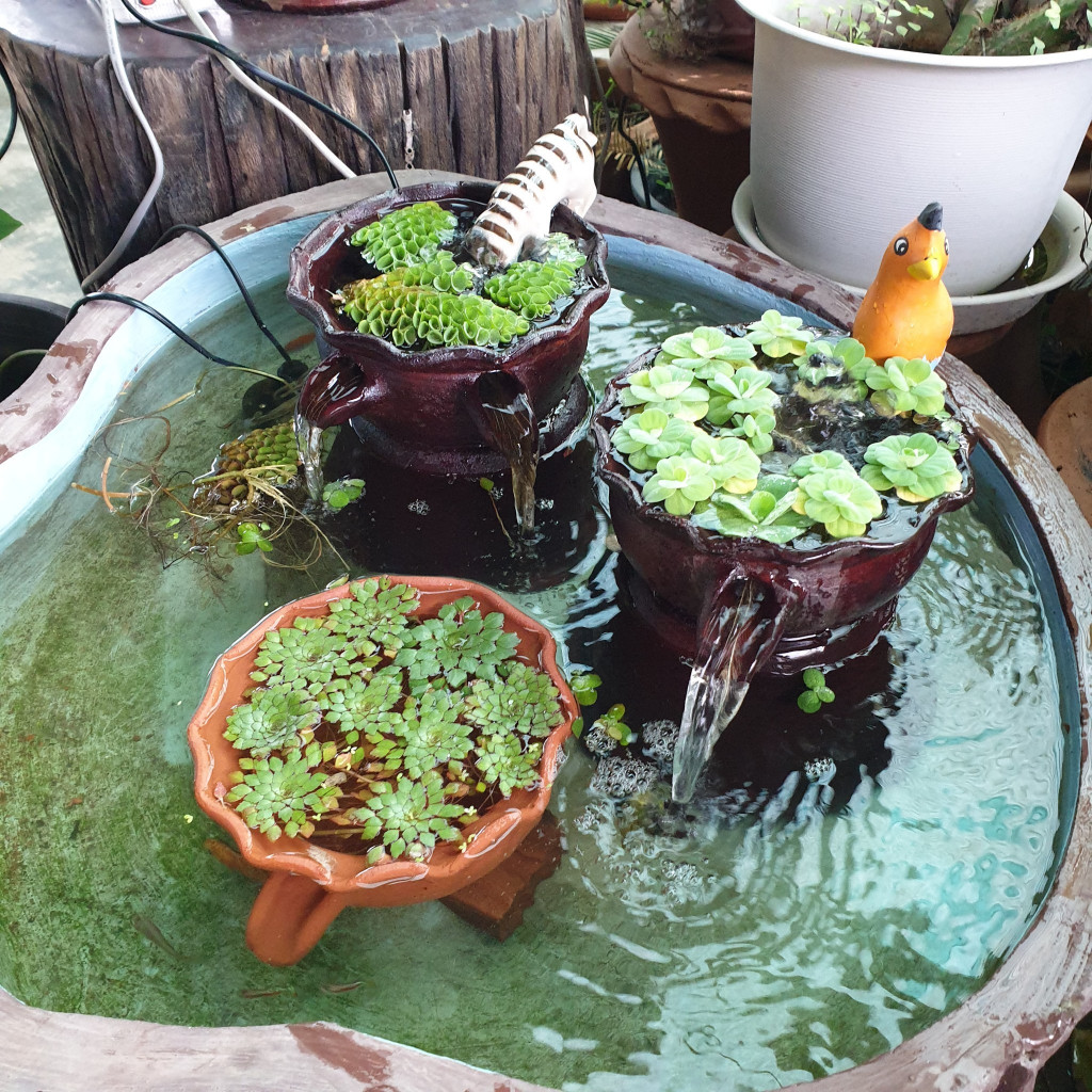 ชุดน้ำตก น้ำริน ไหล 1 ทาง พร้อมฐานตั้ง มี 3 สี ตกแต่งสวน บ้าน พร้อมส่ง - รูปที่ 3