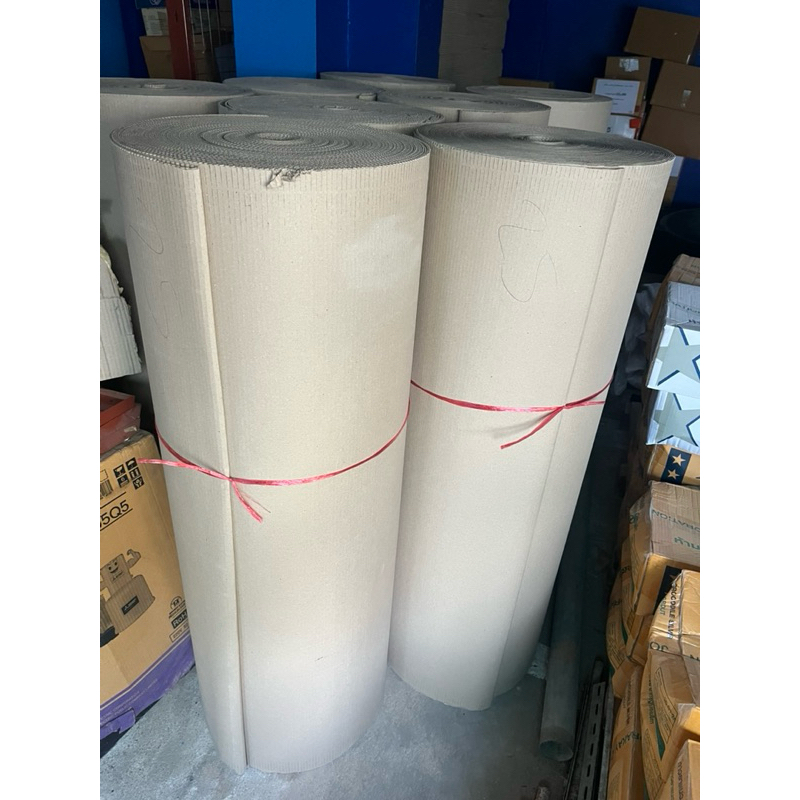 กระดาษลูกฟูก หนา 2 ชั้น กว้าง 120 cm น้ำหนัก 25 kg  📌กรุณาสั่งซื้อ 1 ชิ้นต่อ 1 คำสั่งซื้อ📌 (690601) OLB