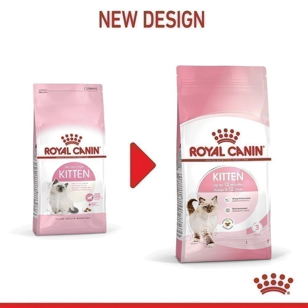 ((4kg)) Royal Canin Kitten 4kg อาหารเม็ดลูกแมว อายุ 4-12 เดือน ขนาด 4 กก - รูปที่ 2