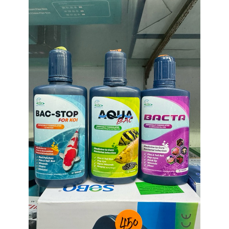 น้ำยาปรับสภาพน้ำ Bac-stop aquaBac Bacta 100ml