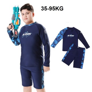 ชุดว่ายน้ำเด็กโต ใส่สบายยืดได้สูง 35-95KG 251