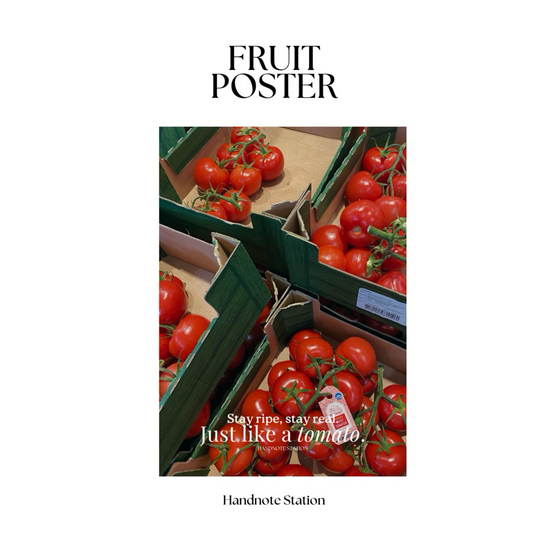 โปสเตอร์ลายผลไม้ โปสเตอร์ตกแต่งห้อง โปสเตอร์ขนาด A4-A3 โปสเตอร์ภาพถ่าย  Poster – Handnote Station ราคา ถูกที่สุด ดีลบีเคเค แกลเลอรีภาพที่ 8