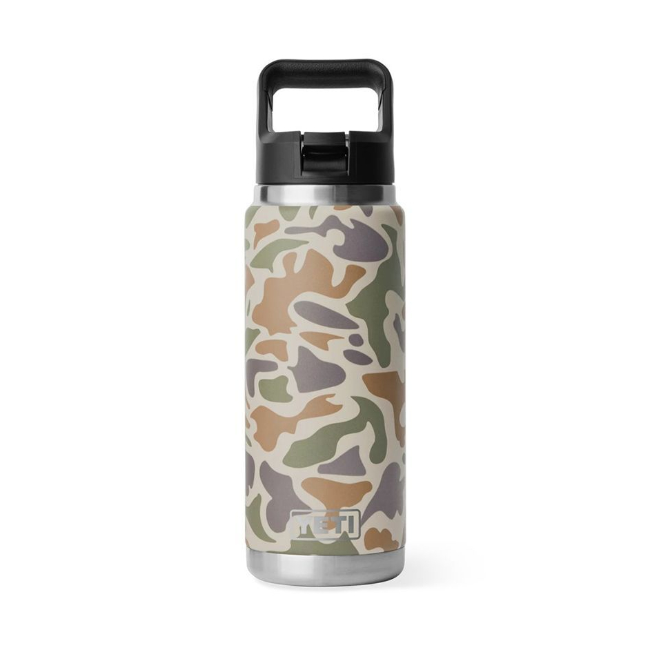 YETI RAMBLER 26 OZ STRAW BOTTLE TAN CAMO