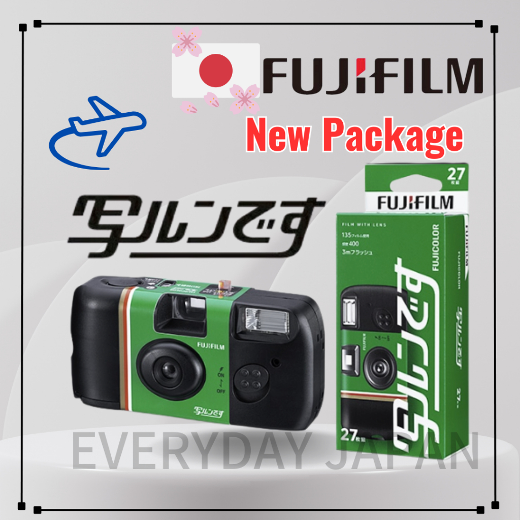 New Package กล้องฟิล์มใช้แล้วทิ้ง FUJIFILM Simple Ace 27 Shots Disposable Film Camera［Direct from JA