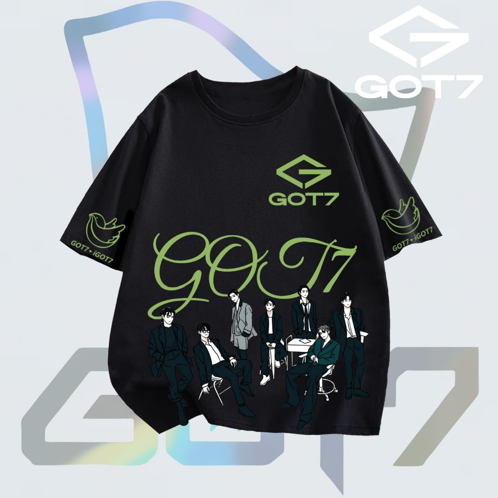 ใหม่ GOT7 IGOT7 เสื้อยืดแฟนคลับ ผ้าฝ้าย ลายลูกนกน่ารัก ใส่สบาย S-5XL#25