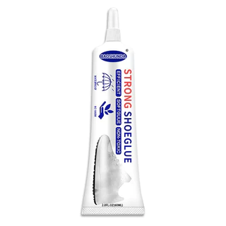 กาวติดรองเท้า 60ml กาวซ่อมรองเท้าแบบกันน้ำ เหนียวแน่นติดทน หัวเข็มใช้ซ้ำได้ ไม่ทำร้ายรองเท้า
